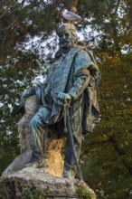 Monument to Giuseppe Garibaldi, 1807-1882, Italian guerrilla fighter, Venice, Veneto, Italy