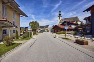 St. Michael church, baroque and late Gothic style, parish church, court builder Tobias Kendler,