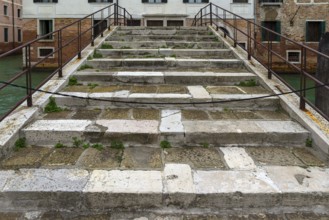 Private access bridge to a palace, Venice, Veneto, Italy
