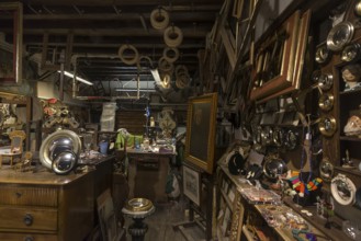 View of a picture frame workshop, Venice, Veneto, Italy