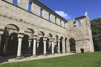 Former Benedictine monastery Paulinzella in the Rottenbachtal, Thuringia, Saalfeld-Rudolstadt