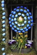 Easter fountain in Tiefenpölz, Markt Heiligenstadt, Franconian Switzerland, Bamberg district, Upper