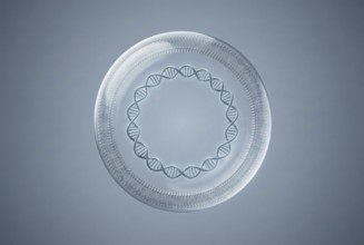 Conceptual microscopic visualization of a synthetic minimal cell: A bacterium created in a