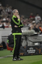 Coach coach Martin O'Neill Celtic Glasgow FC on the sidelines gesture thoughtful soccer UEFA Europa