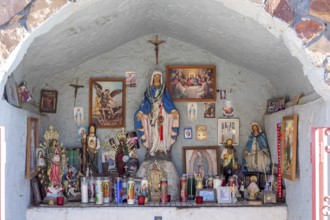 Miami, Arizona - A roadside Virgin Mary memorial