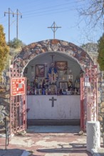 Miami, Arizona - A roadside Virgin Mary memorial