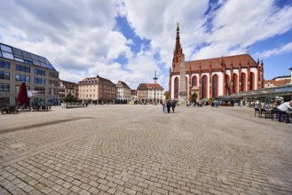 Marienkapelle, chapel, Gothic style, square, general architecture, modern buildings, residential