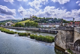 River Main, barrage, Old Main Bridge, pedestrian bridges, bridge, pedestrian zone, general