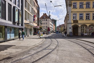 City center, general architecture, commercial buildings, shops, shopping, fashion stores, street,