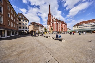 Marienkapelle, chapel, square, pedestrian zone, general architecture, residential buildings and