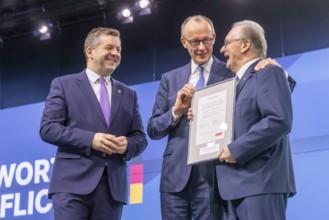 38th Federal Party Congress of the CDU of Germany in Stuttgart. Federal Chancellor Merz says