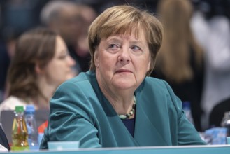 38th Federal Party Congress of the CDU of Germany in Stuttgart. Portrait of Angela Merkel.