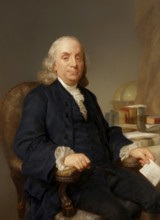Benjamin Franklin, 1706 - 1790, North American polymath, writer, scientist, inventor, statesman,