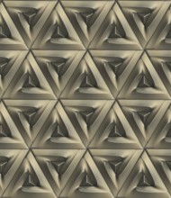 This 3D illustration features an intricate geometric pattern with a modern aesthetic, ideal for