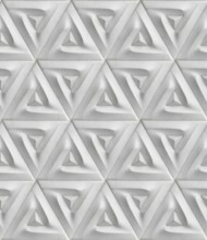 A detailed 3D geometric pattern featuring triangular elements in a seamless design. Perfect for