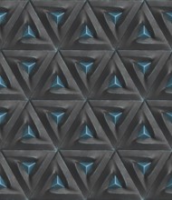 This 3D geometric pattern features an abstract design, perfect for contemporary wallpaper and