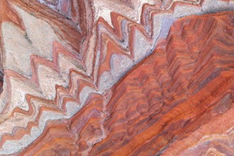 Captivating aerial image of the textured and winding canyons near the San Juan river in Utah,