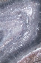 Aerial shot of a sandstone lake showcases soft pastel shades and organic textures, creating a