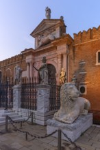 Entrance portal of the Arsenal, Renaissance, Venice, Veneto, Italy