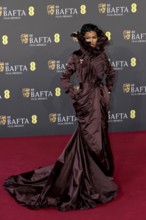 Teyana Taylor - EE BAFTA FILM AWARDS 2026, The Royal Festival Hall, London, 22.2.26