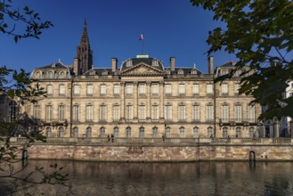 Rohan Palace and River Ill in Strasbourg, Alsace, France
