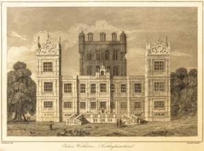 Wollaton Hall or Wollaton Palace, Nottingham, County of Nottinghamshire, United Kingdom, park,