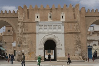 Ancient fortified gate of Sfax Medina, known as Beb Diwan or Bab el Bhar is the etrance to the old