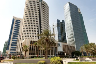Abu Dhabi, United Arab Emirates. June 23rd 2019 Abu Dhabi Chamber of Commerce building in the
