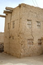 Siwa Oasis, Egypt. March 11th 2018 Traditional Mud Brick House in the remote Egyptian Oasis town of