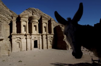 Petra, Jordan. December 13th 2012 The Monastery in the ancient stone city of Petra in Jordan