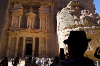 Petra, Jordan. December 13th 2012 Jordan, Petra archaeological site, listed as World Heritage by