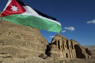 Petra, Jordan. December 13th 2012 Jordan, Petra archaeological site, listed as World Heritage by