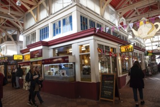 Oxford, England, UK. February 2nd, 2020 Browns Cafe The Covered Market, High Street, Oxford City