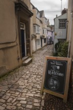 Oxford, England, UK. February 2nd, 2020 Hollywell Street entrance to the Turf Tavern Pub, Bath