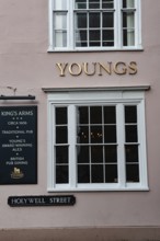 Oxford, England, UK. February 2nd, 2020 The Kings Arms Pub on Hollywell Street, Oxford City Center,