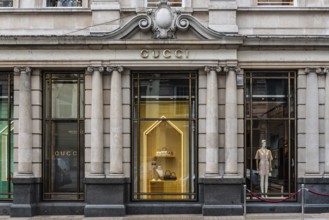 London, United Kingdom. August 2nd 2023 Tiffany and Co. Luxury Brand Store Front. Shopping in Old