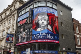 London, United Kingdom. August 2nd 2023 Les Misérables West End Musical Production at the Sondheim