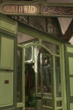 Tunis, Tunisia 22nd May, 2024 Mohamed El Baich store front in Souk Ech-Chaouachine, known for