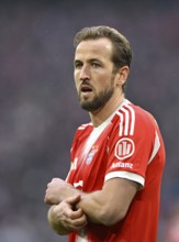 Harry Kane FC Bayern Munich FCB (09) portrait Rain, Football Bundesliga, Allianz Arena, Munich,