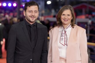 Katrin Göring-Eckardt, Felix Banaszak on the Red Carpet in front of the closing gala of the 76th