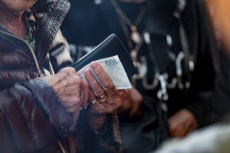 Istanbul, Turkey. November 9th 2022 One Hundred Lira Turkish Bank Note, the currency in Turkey