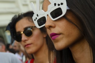 Istanbul, Turkey. 28th June, 2015 People celebrate Gay Pride along Istiklal Street, Istanbul,