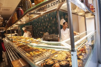 Istanbul, Turkey. November 30th 2019 Turkish Lokanta, traditional restaurant along Istiklal street,