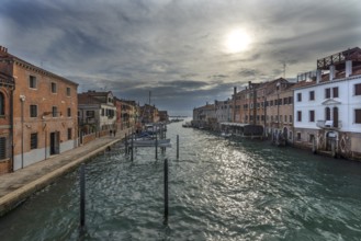 Houses on the Canal, Giudecca, Veneto, Italy