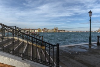 View of Venice from Giudecca Island, Ventien, Italy