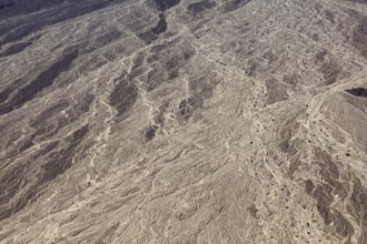 Detailed illustration of a dry riverbed with complex earth formations and exemplary textures in a