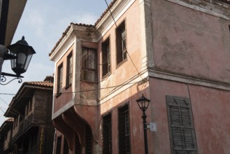 Sozopol, Bulgaria. September 25th 2020 Beautiful traditional houses in the Old harbour town of