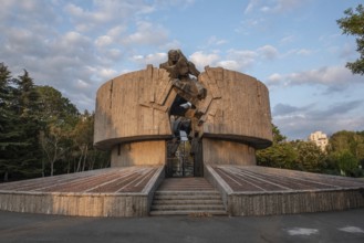 Burgas, Bulgaria, September 25th 2020 The Pantheon Monument at the Sea Garden of Burgas. The