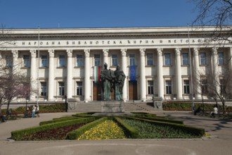 Sofia, Bulgaria, March 30th 2019. The National Library, Sofia, Bulgaria