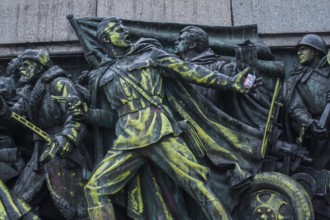 Sofia, Bulgaria, March 7th 2018 Monument to Soviet and Communist past in Bulgaria